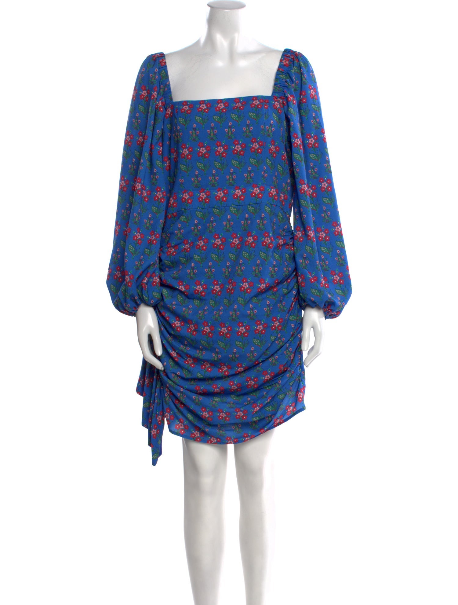 RHODE Floral Print Mini Dress