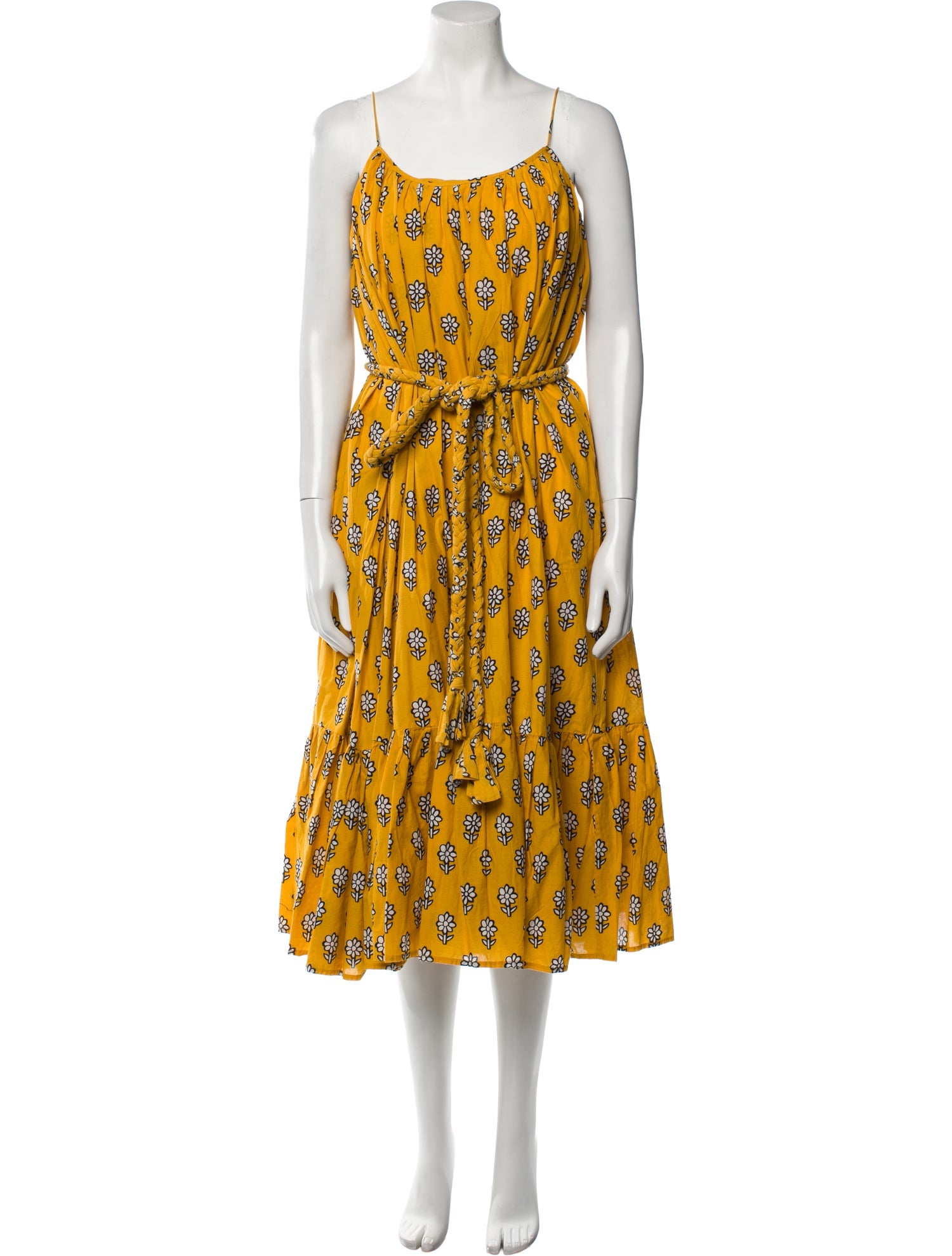 RHODE Floral Print Long Dress