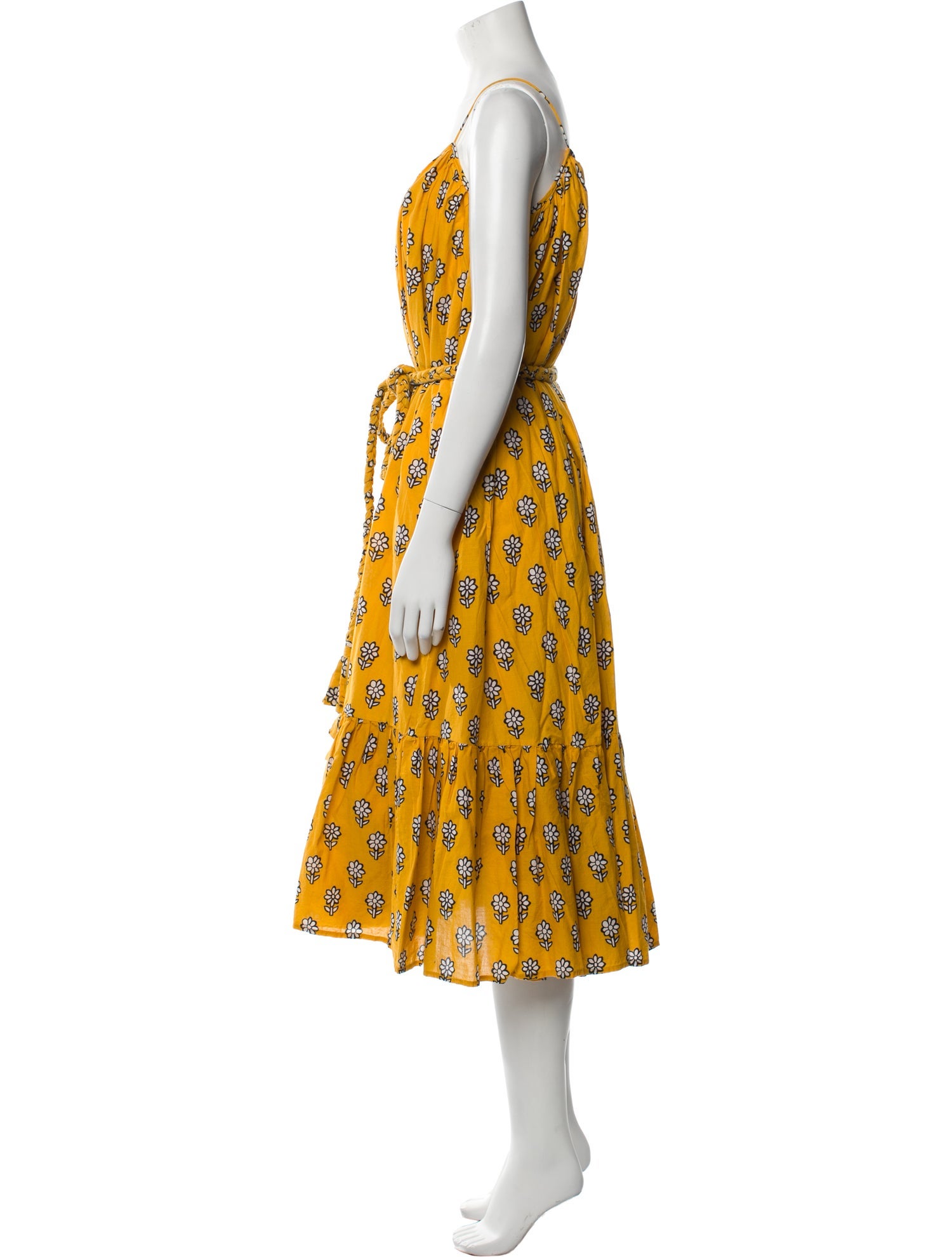 RHODE Floral Print Long Dress