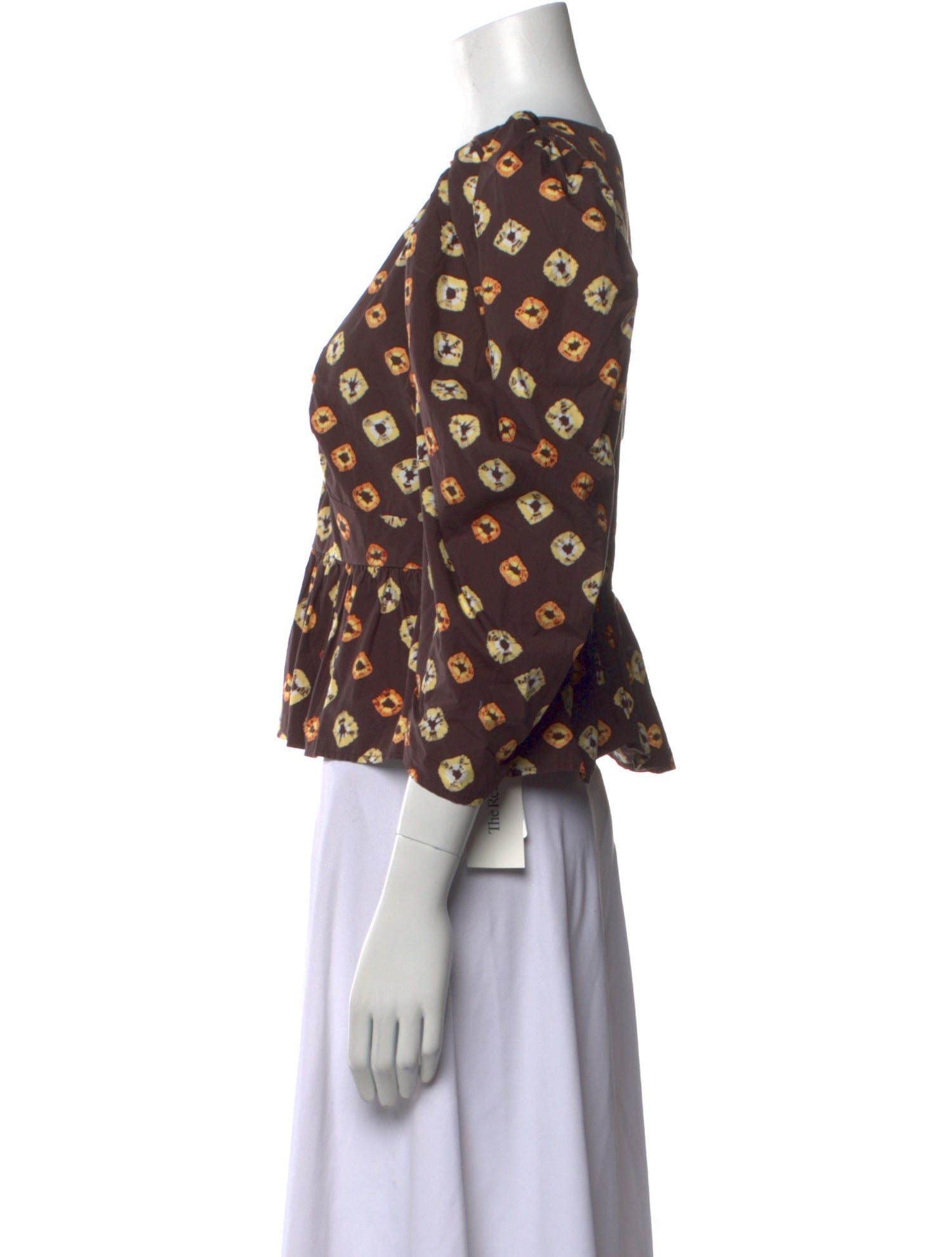 RHODE Printed V-Neck Crop Top