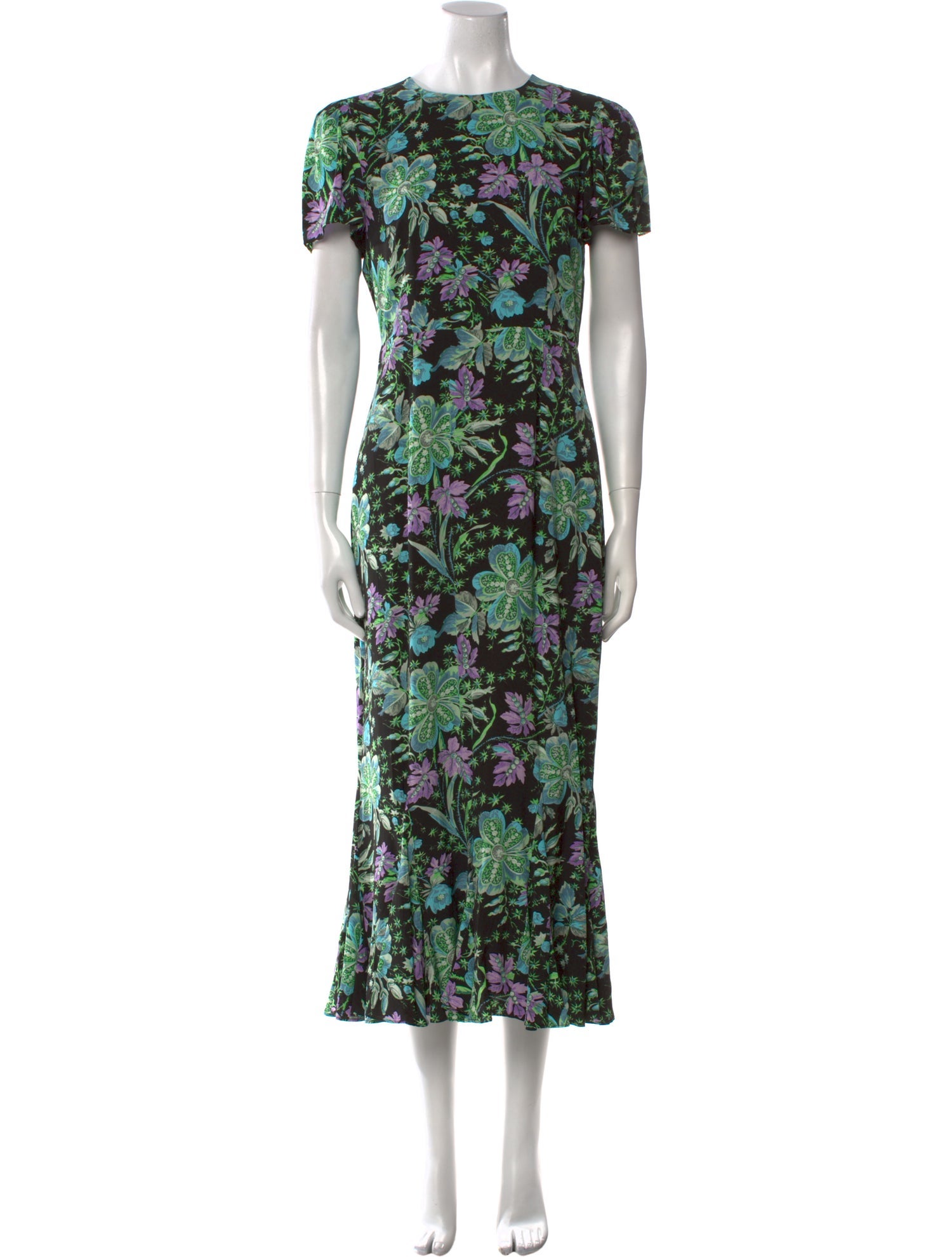 RHODE Floral Print Long Dress