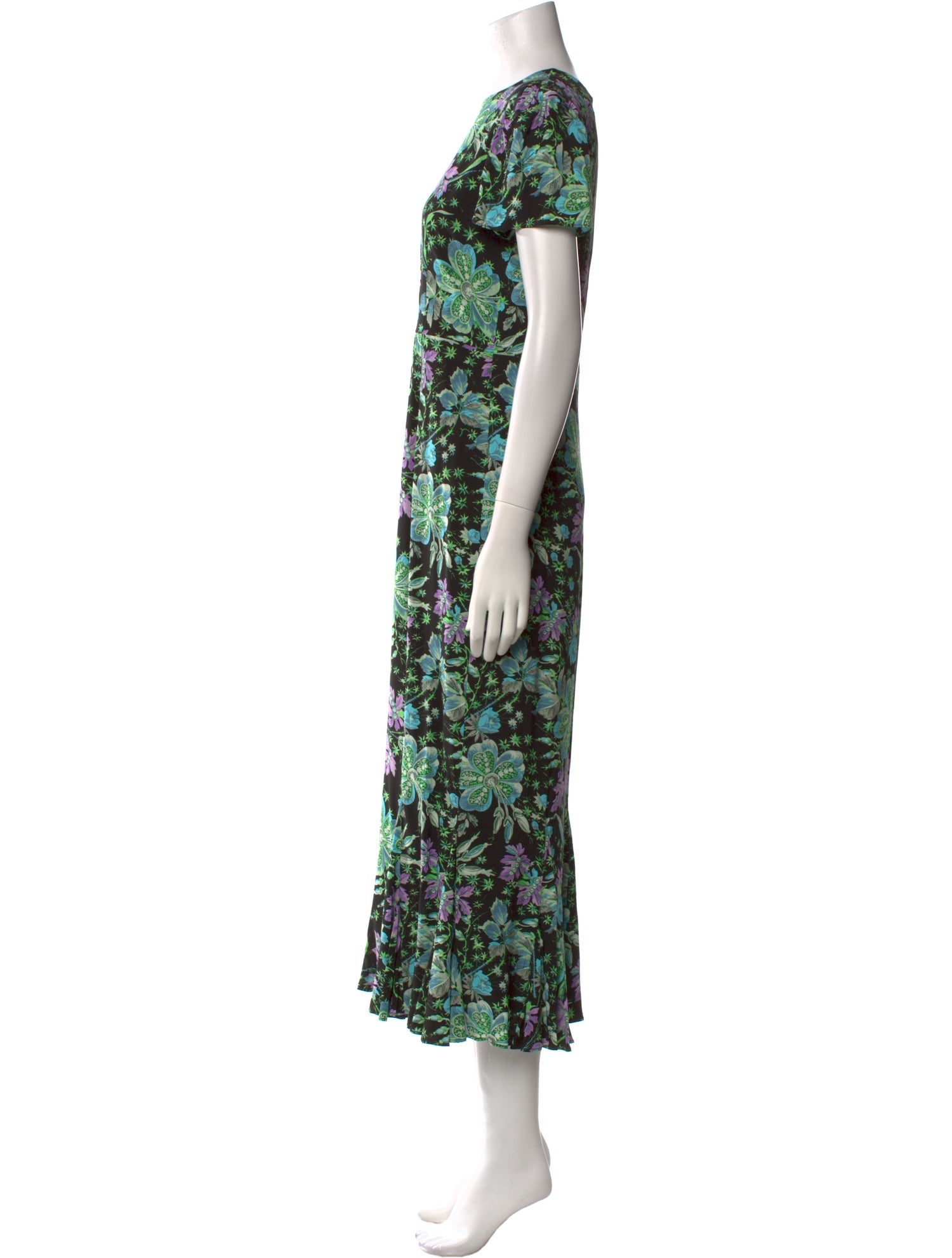 RHODE Floral Print Long Dress