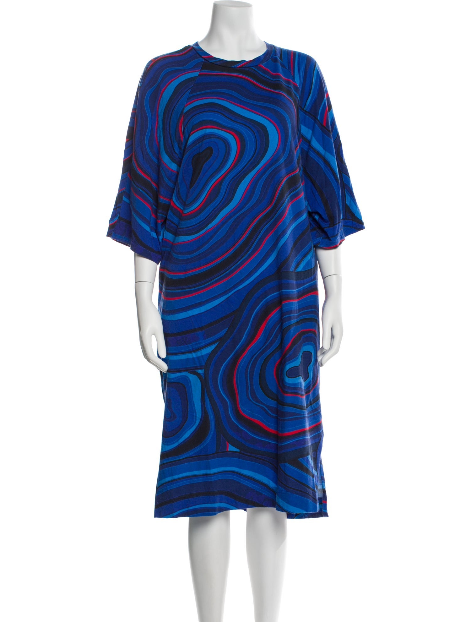RHODE Printed Midi Length Dress