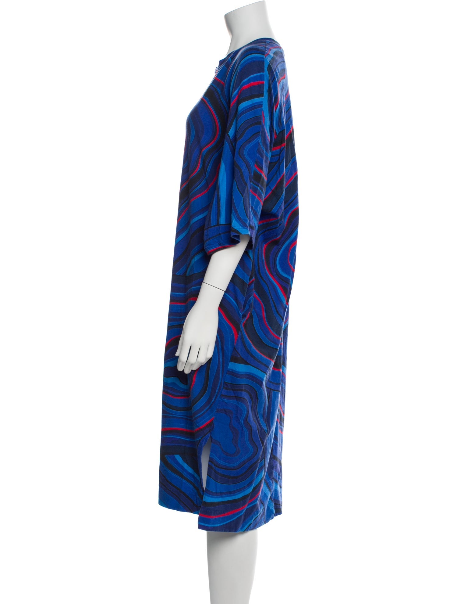 RHODE Printed Midi Length Dress