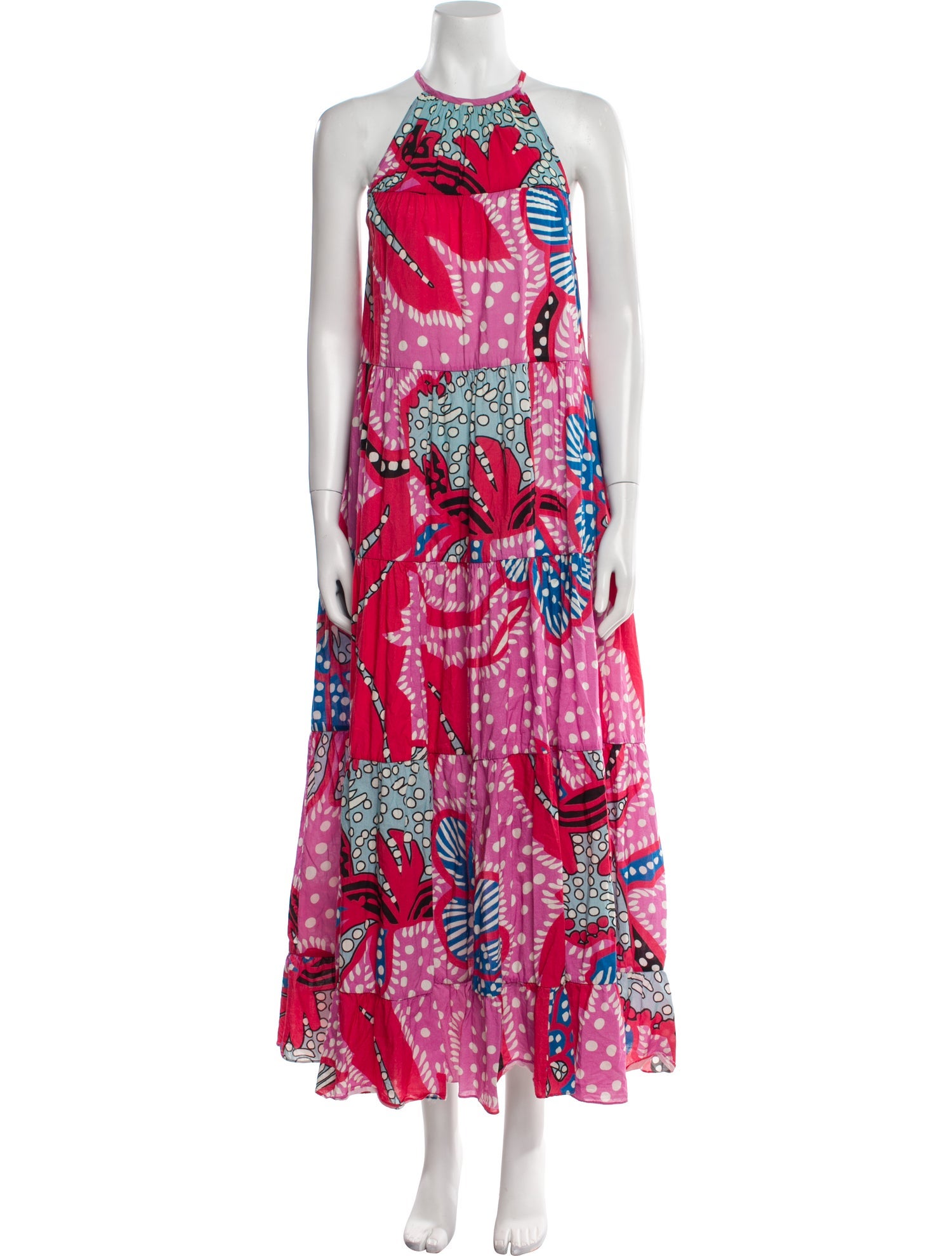 RHODE Printed Long Dress