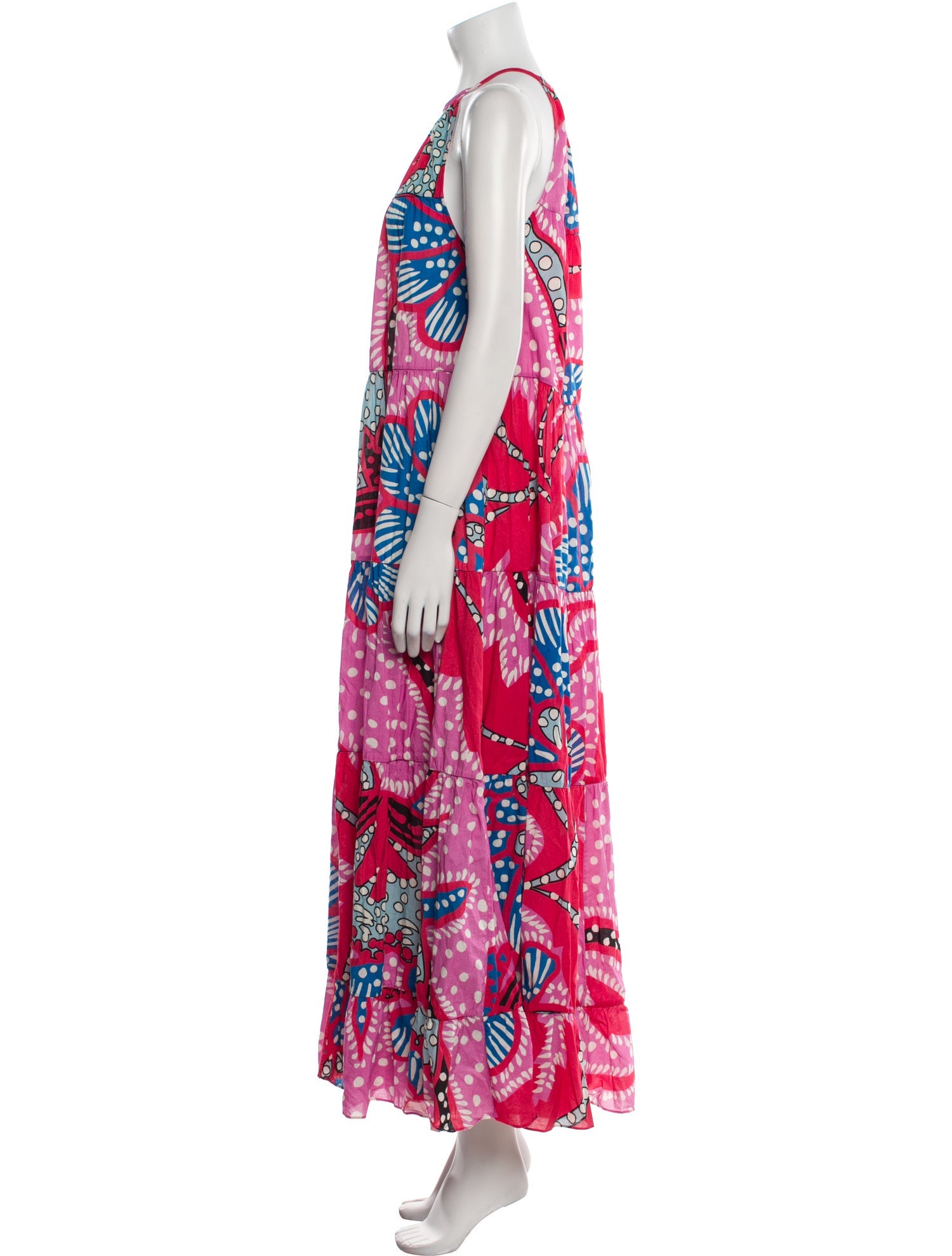 RHODE Printed Long Dress