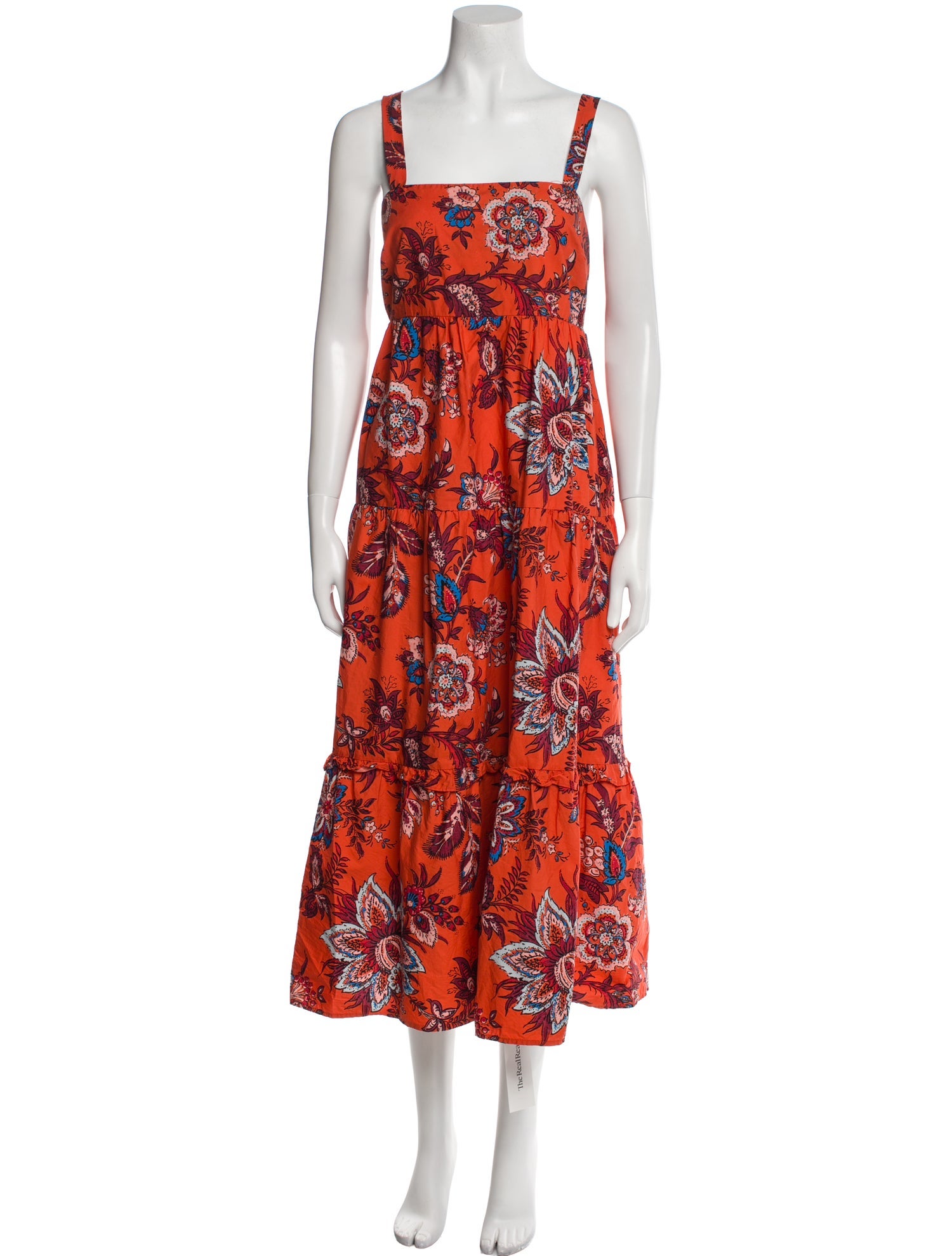 RHODE Floral Print Knee-Length Dress
