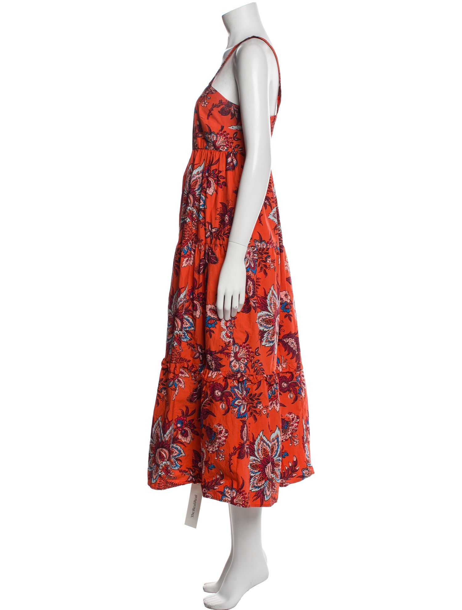 RHODE Floral Print Knee-Length Dress