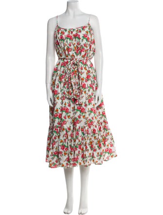 RHODE Floral Print Long Dress