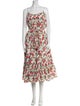 RHODE Floral Print Long Dress