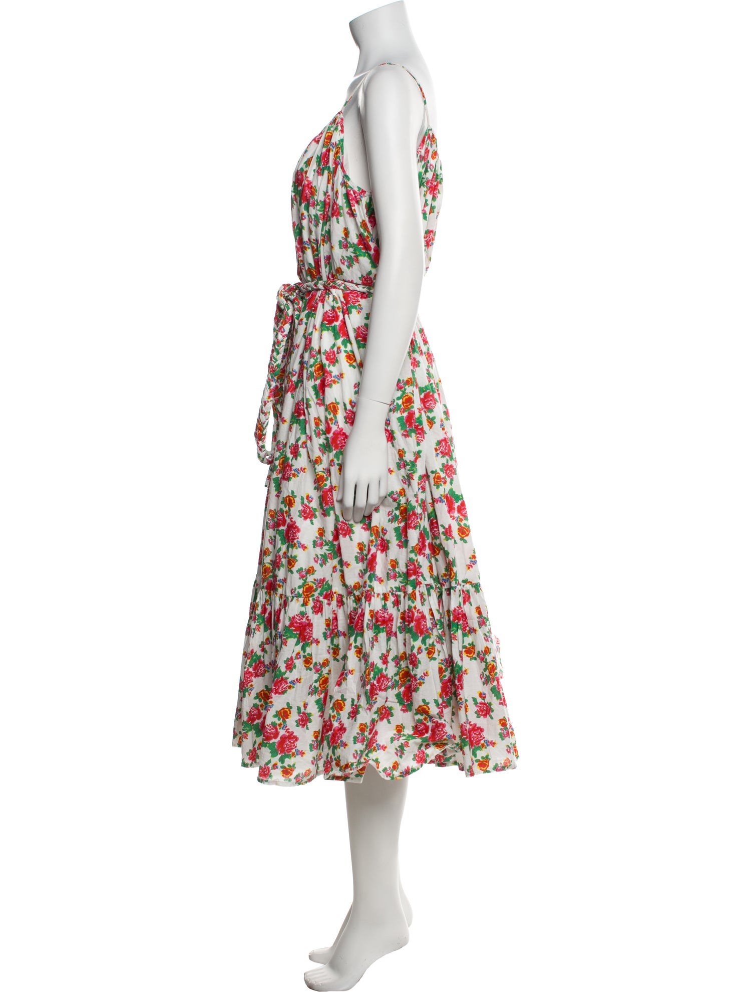 RHODE Floral Print Long Dress