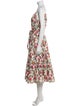 RHODE Floral Print Long Dress