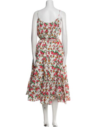 RHODE Floral Print Long Dress