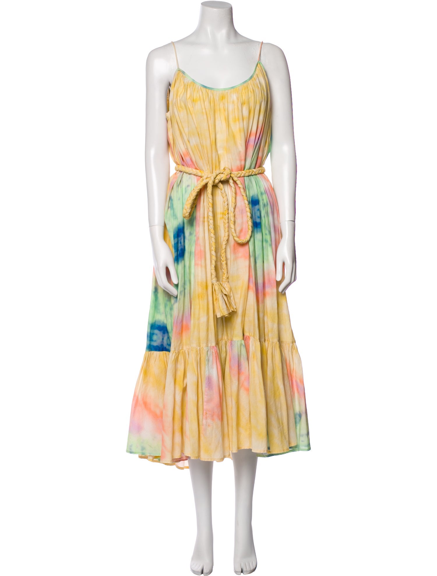 RHODE Printed Long Dress