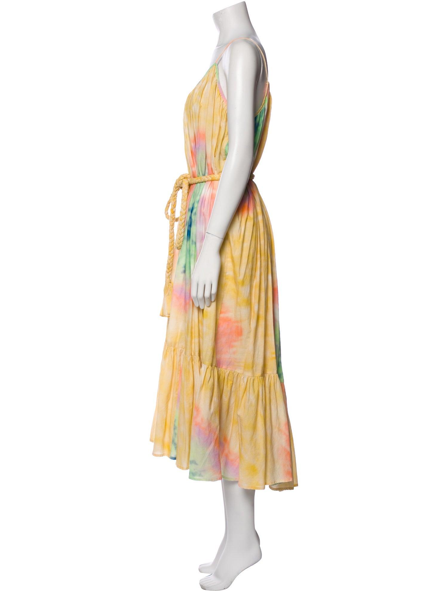 RHODE Printed Long Dress