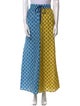 RHODE Colorblock Pattern Wide Leg Pants