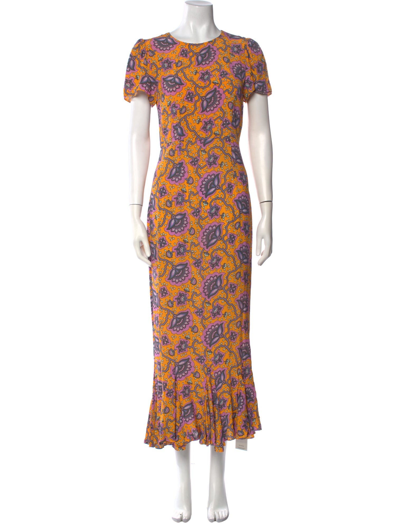 RHODE Floral Print Long Dress