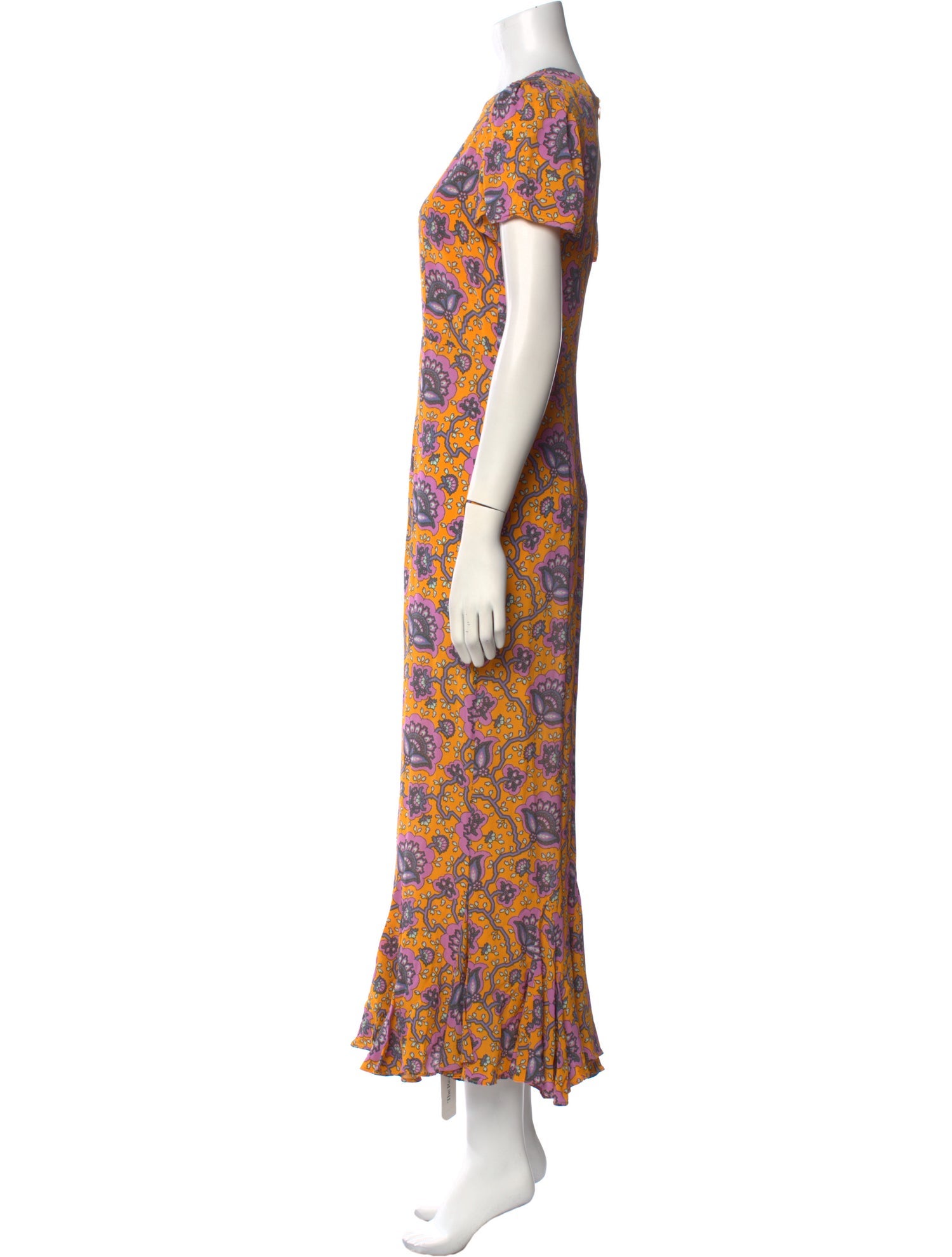 RHODE Floral Print Long Dress