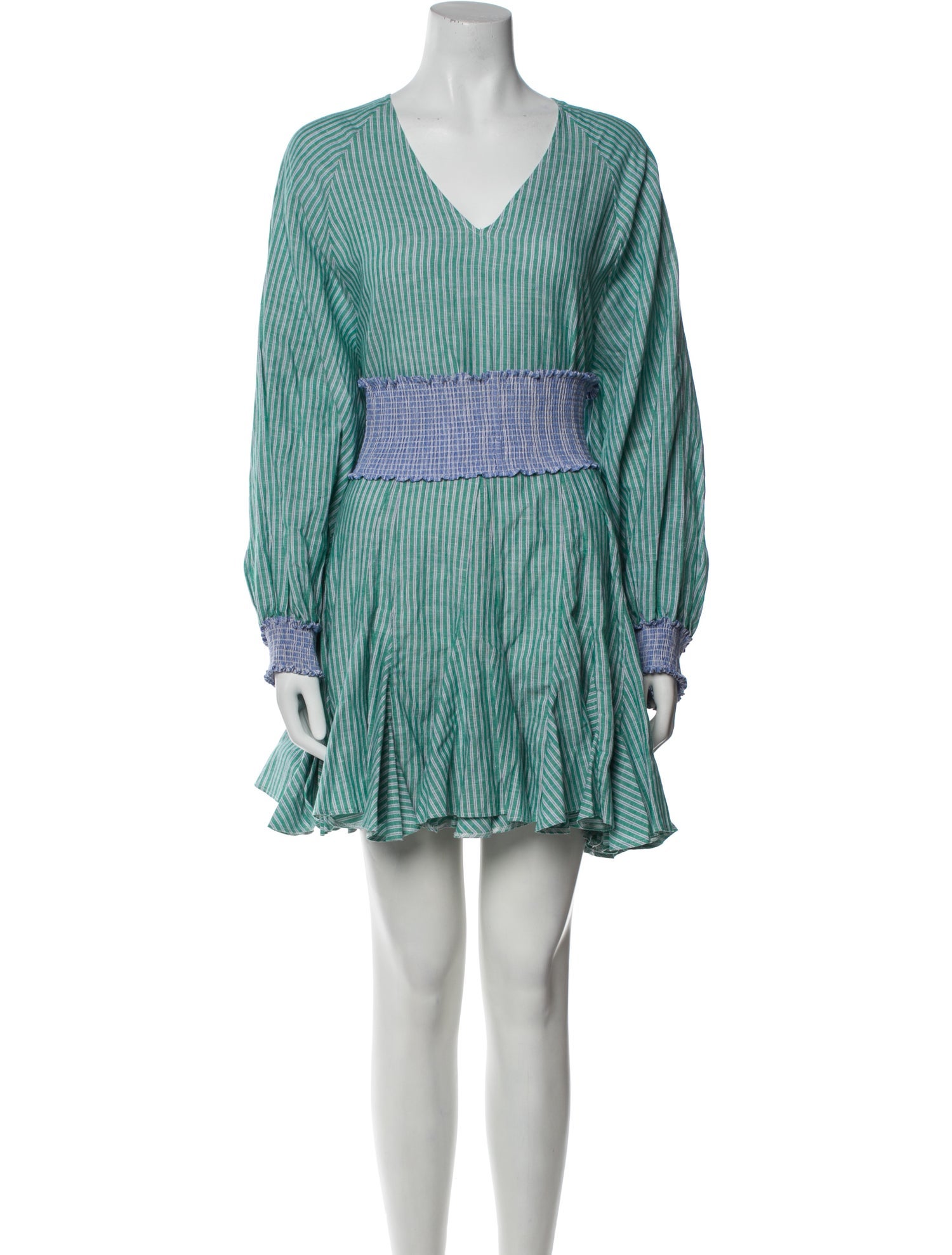 RHODE Striped Mini Dress