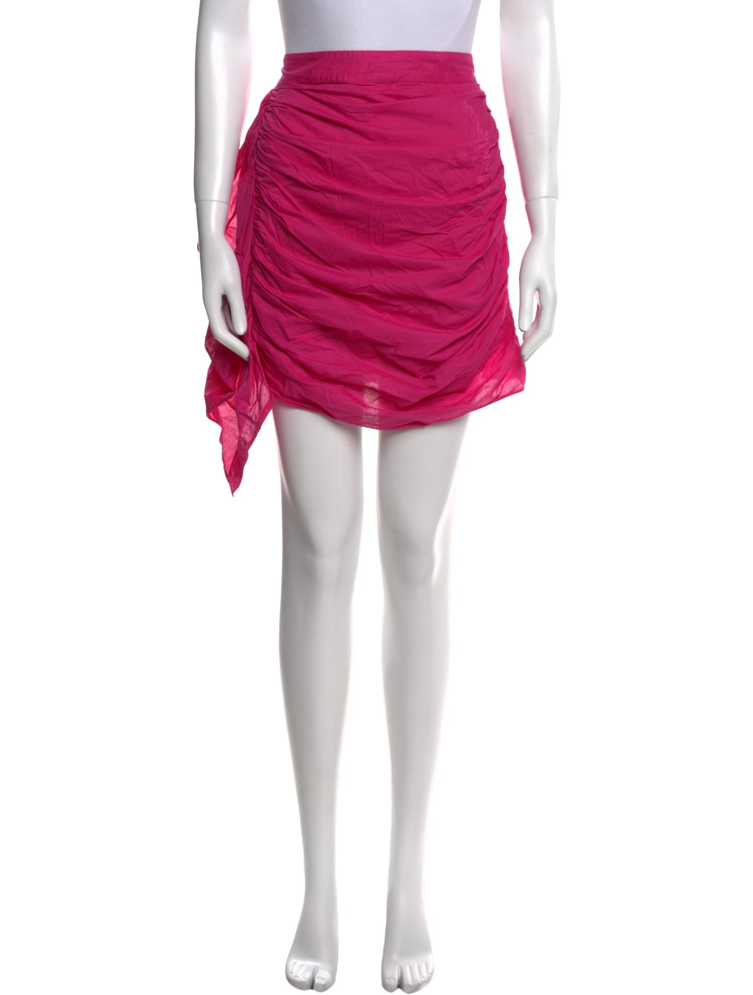 RHODE Ruffle Embellishment Mini Skirt