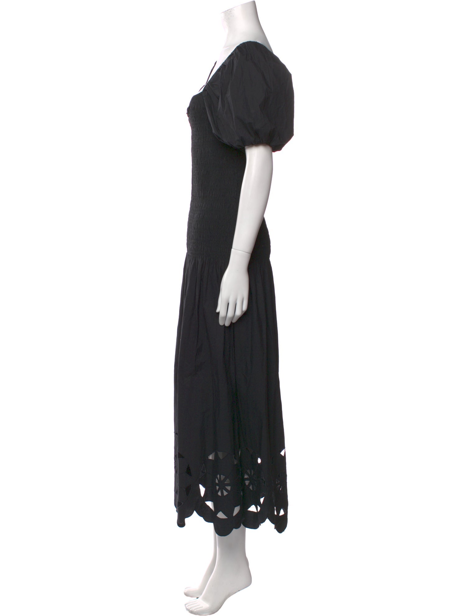 RHODE Square Neckline Long Dress