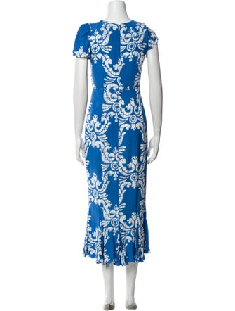RHODE Printed Long Dress