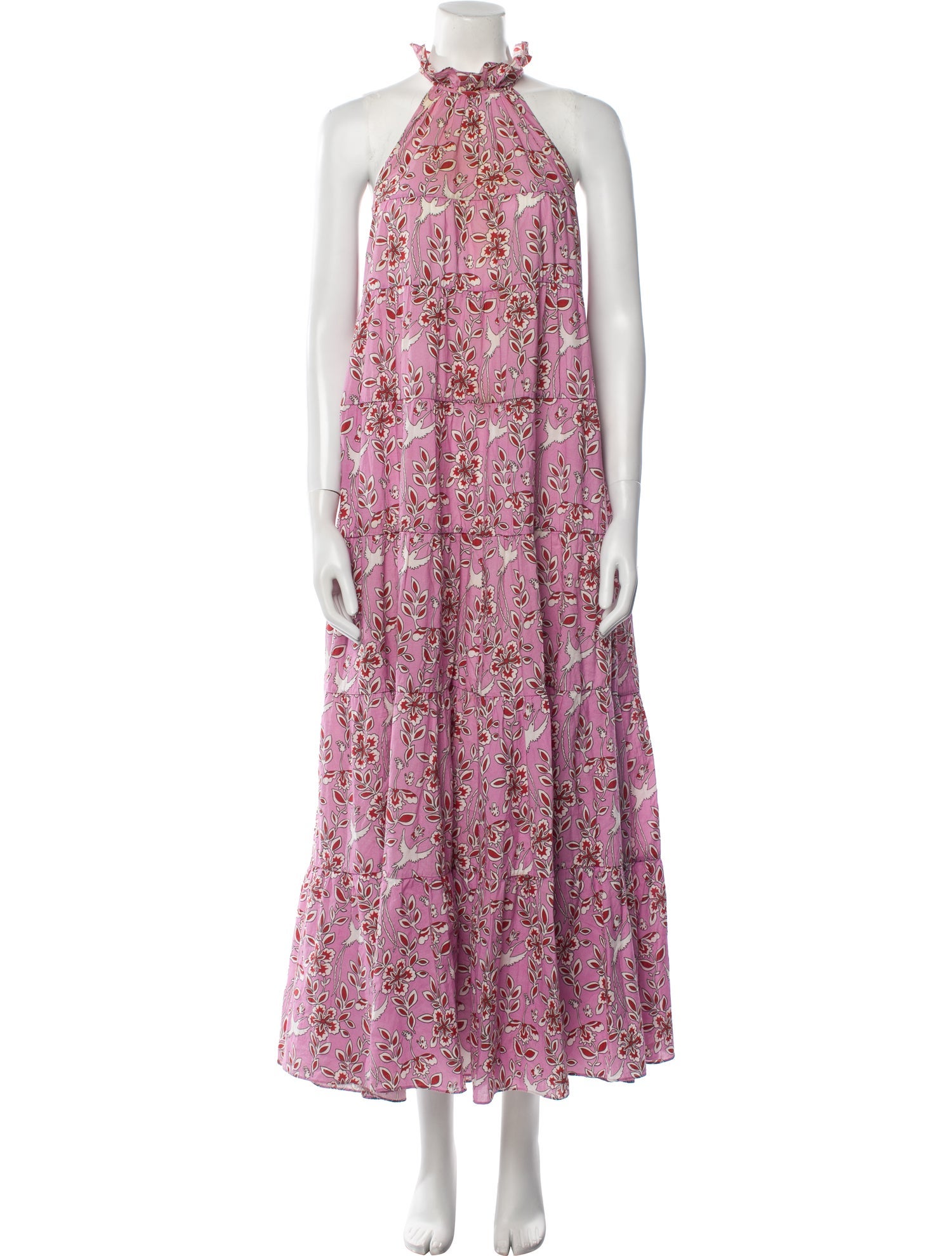 RHODE Printed Long Dress
