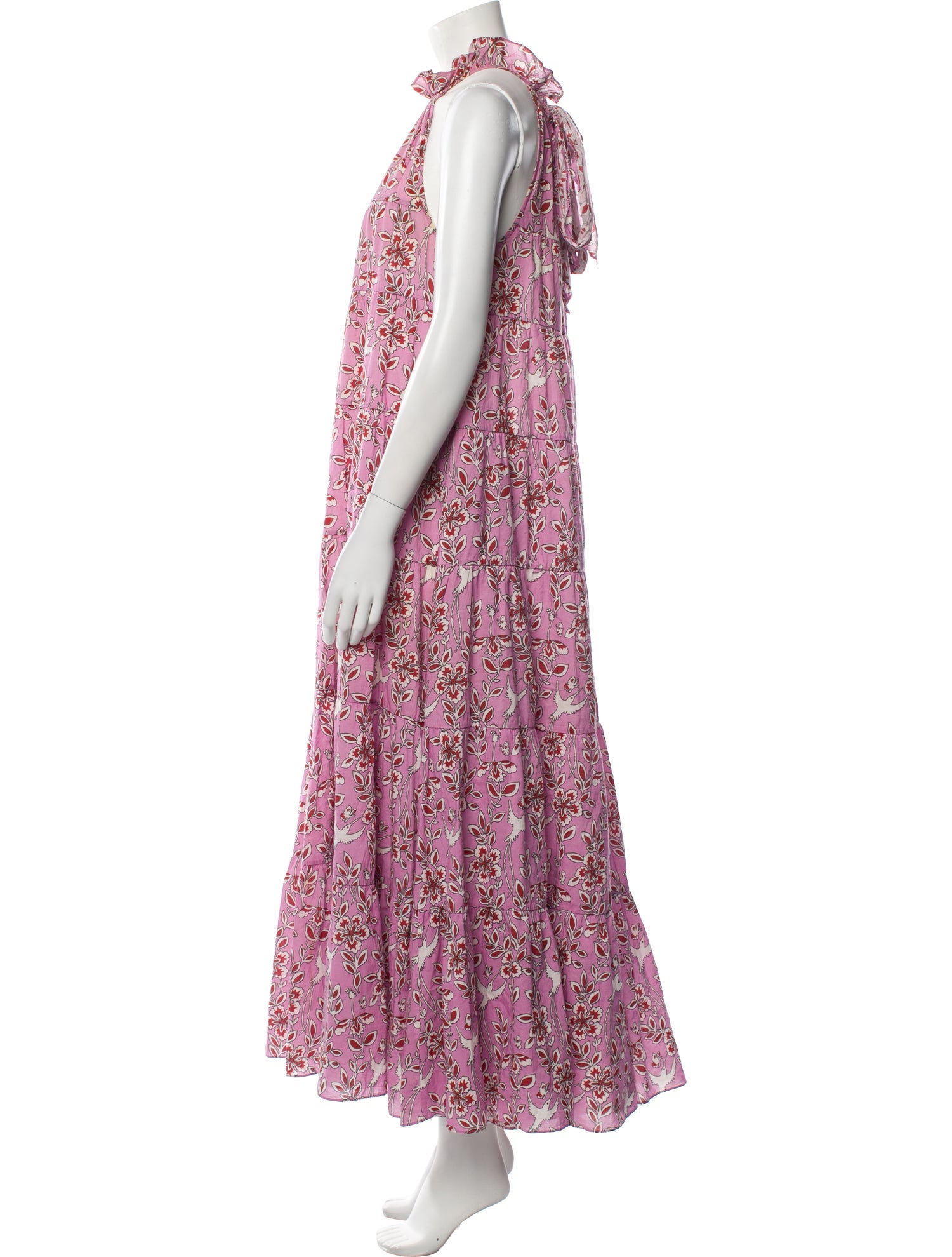 RHODE Printed Long Dress