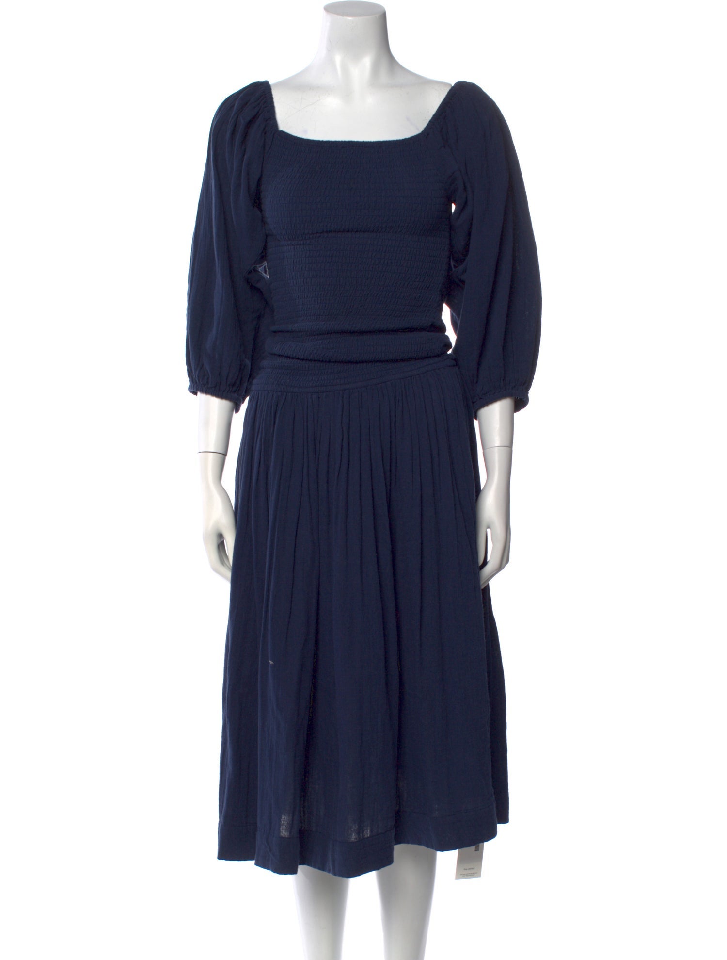 RHODE Bateau Neckline Long Dress