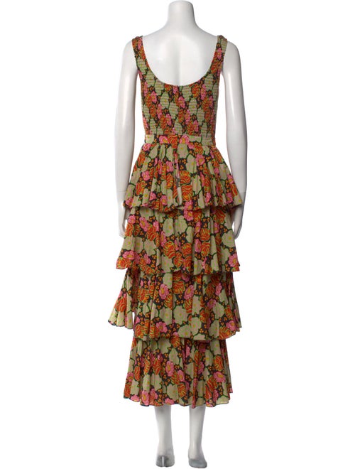 RHODE Floral Print Long Dress