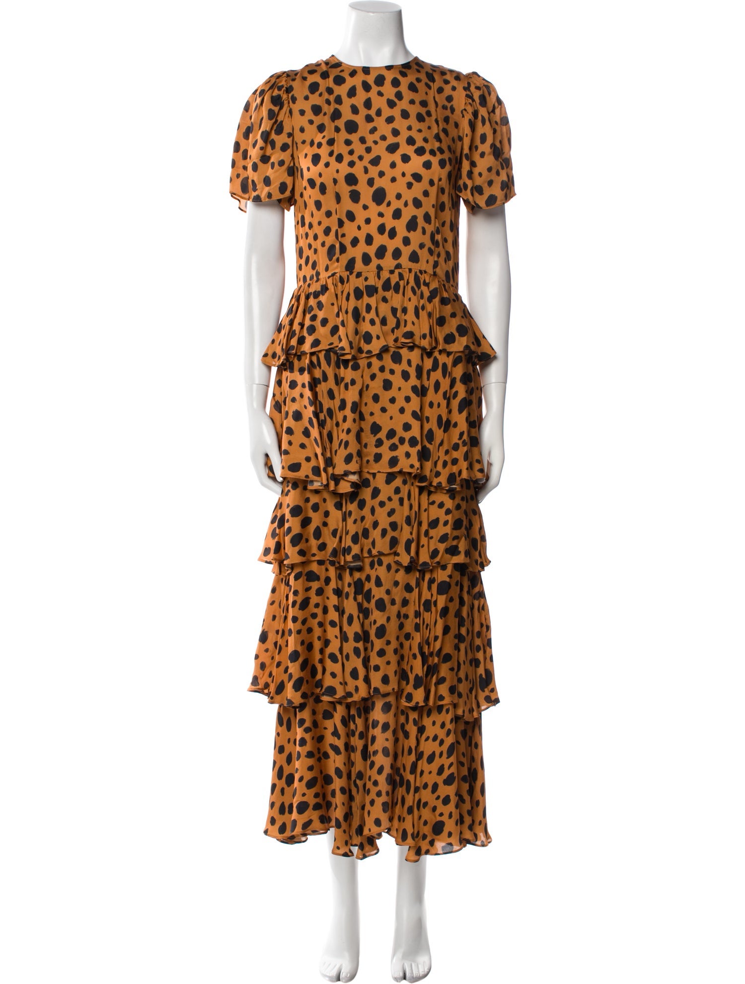 RHODE Printed Long Dress