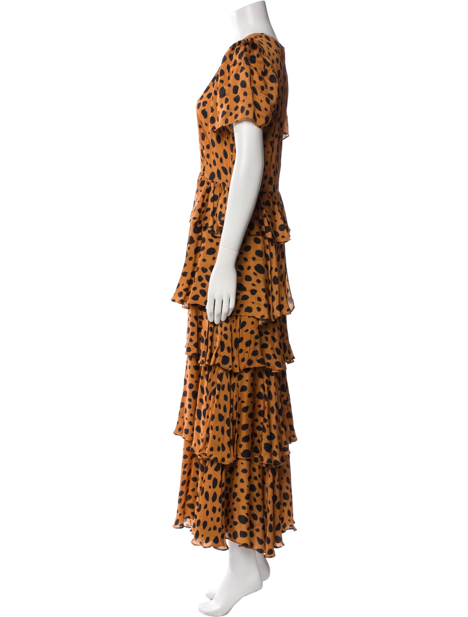 RHODE Printed Long Dress