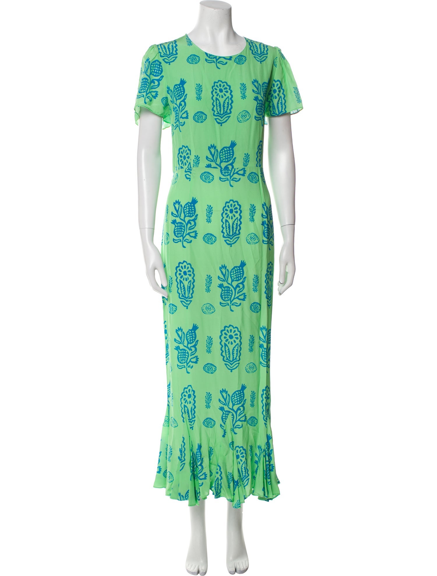 RHODE Printed Long Dress