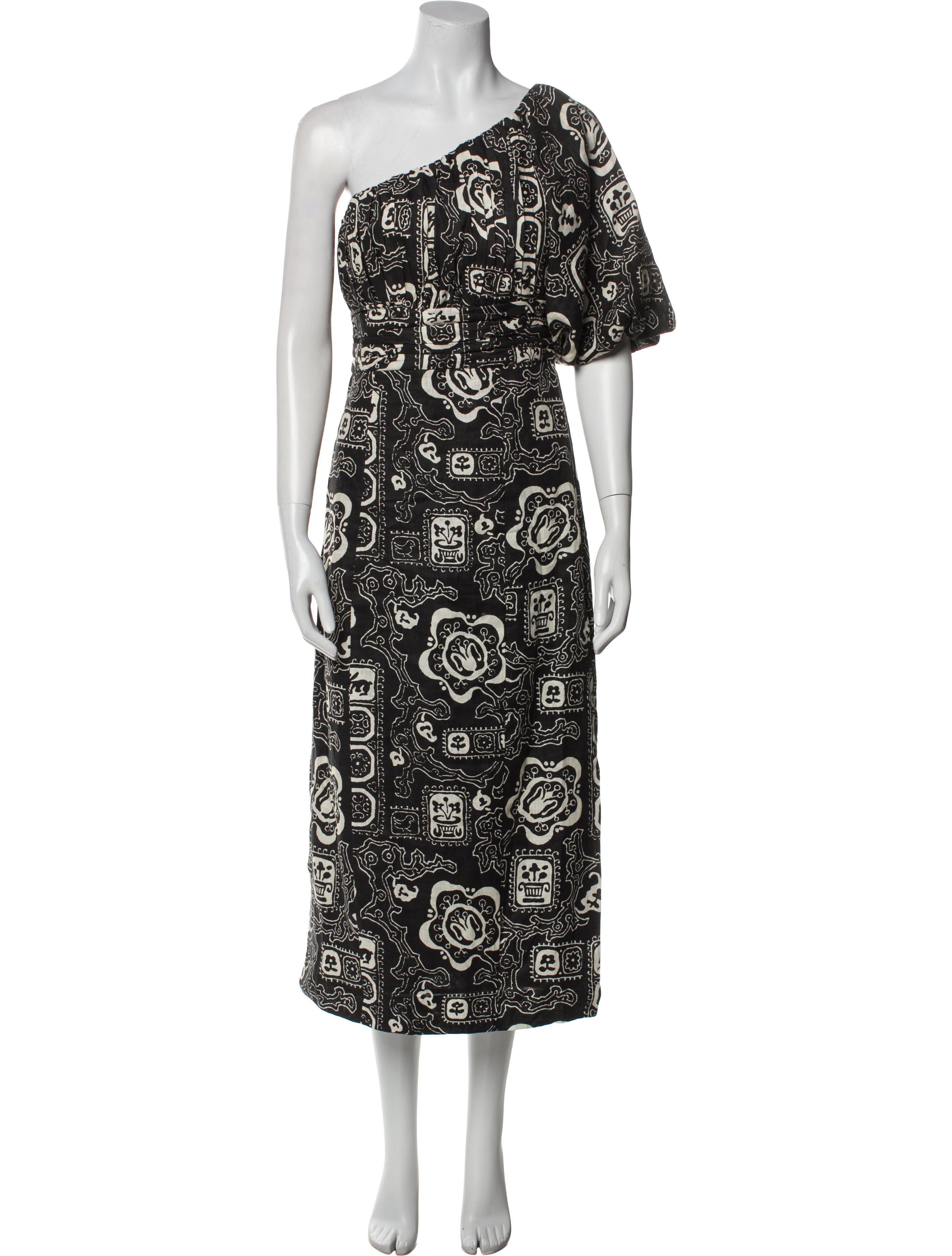 RHODE Linen Long Dress