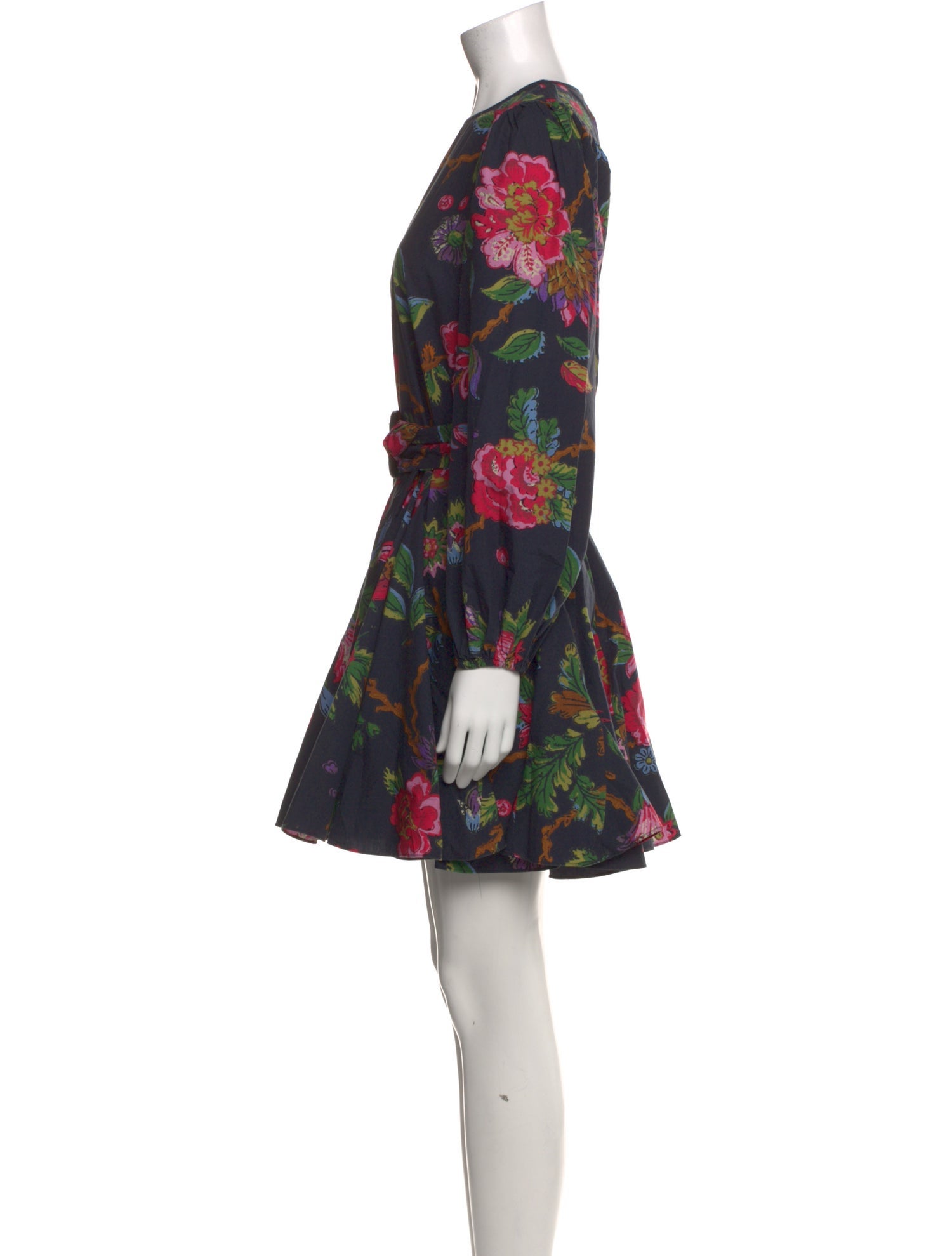 RHODE Floral Print Mini Dress