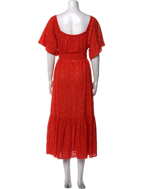 RHODE Square Neckline Long Dress