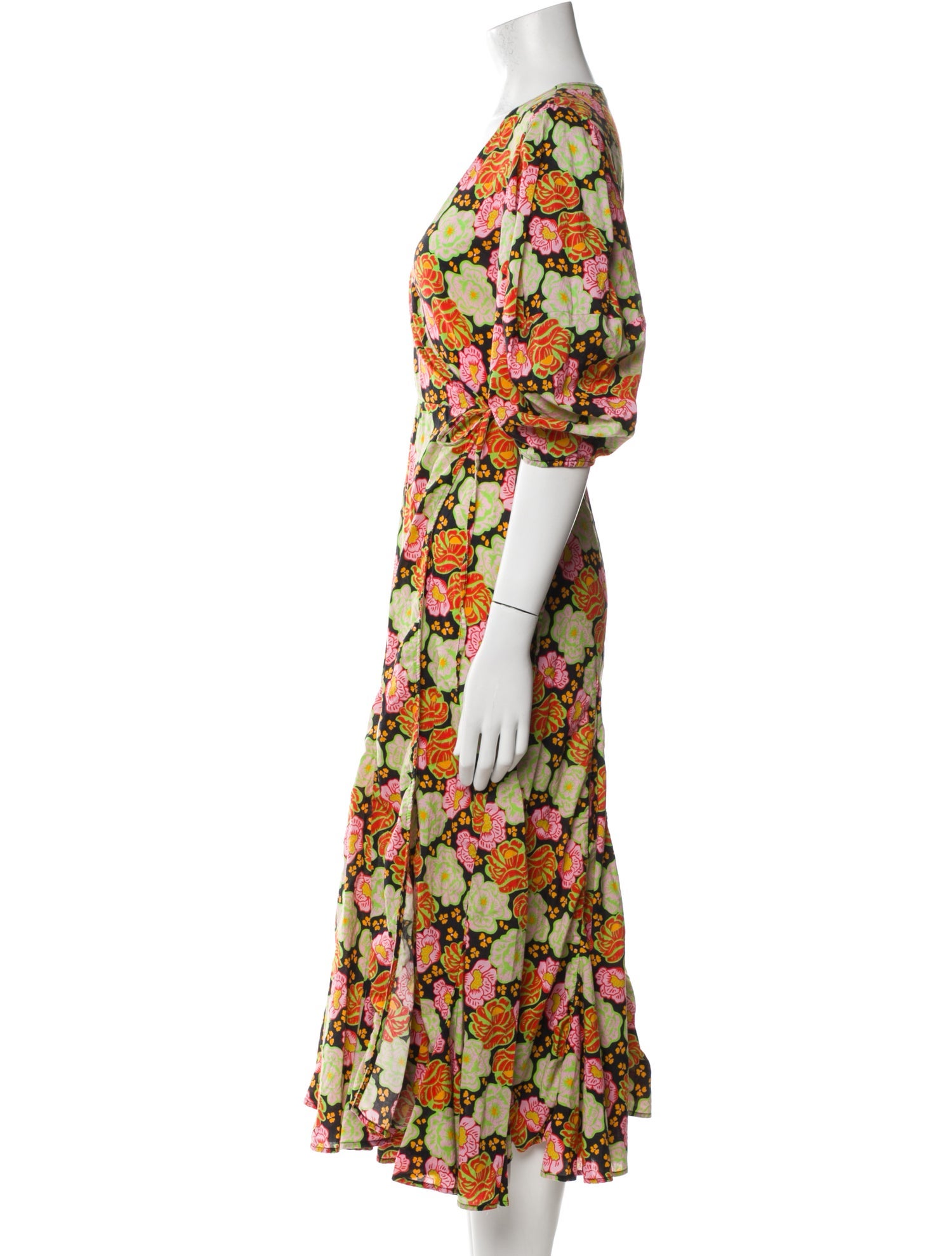 RHODE Floral Print Long Dress