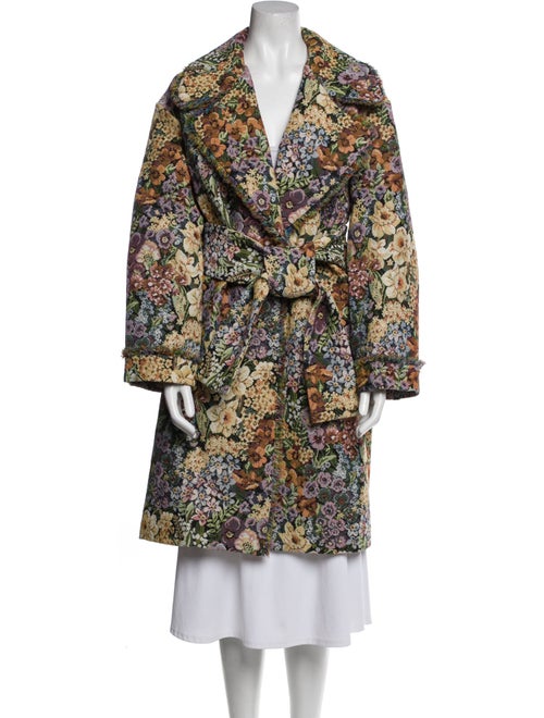 RHODE Floral Print Coat