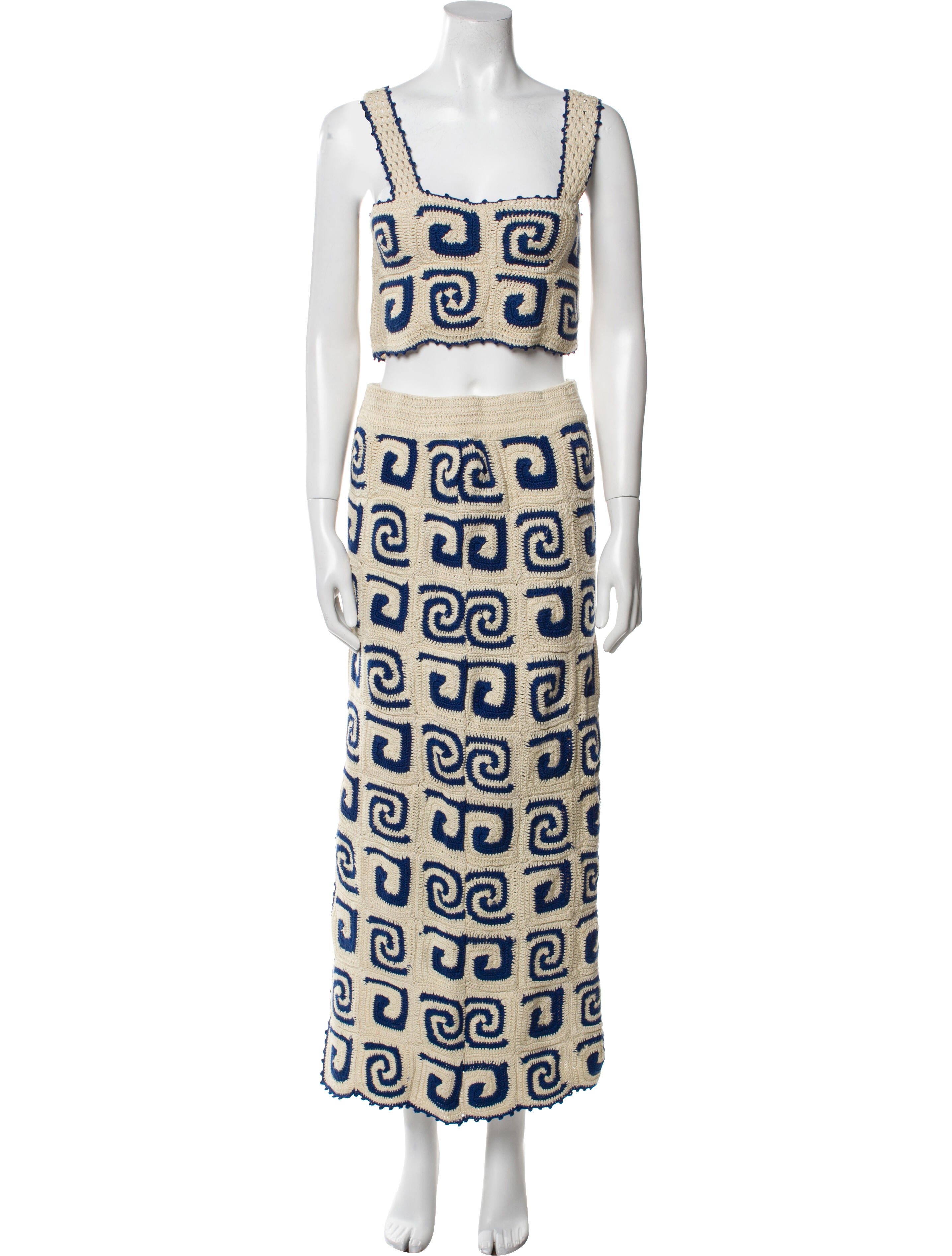 RHODE Patterned Skirt Set w/ Tags