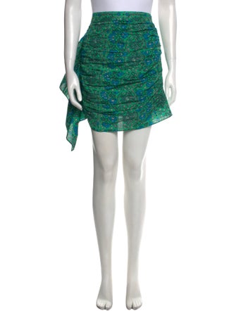 RHODE Printed Mini Skirt