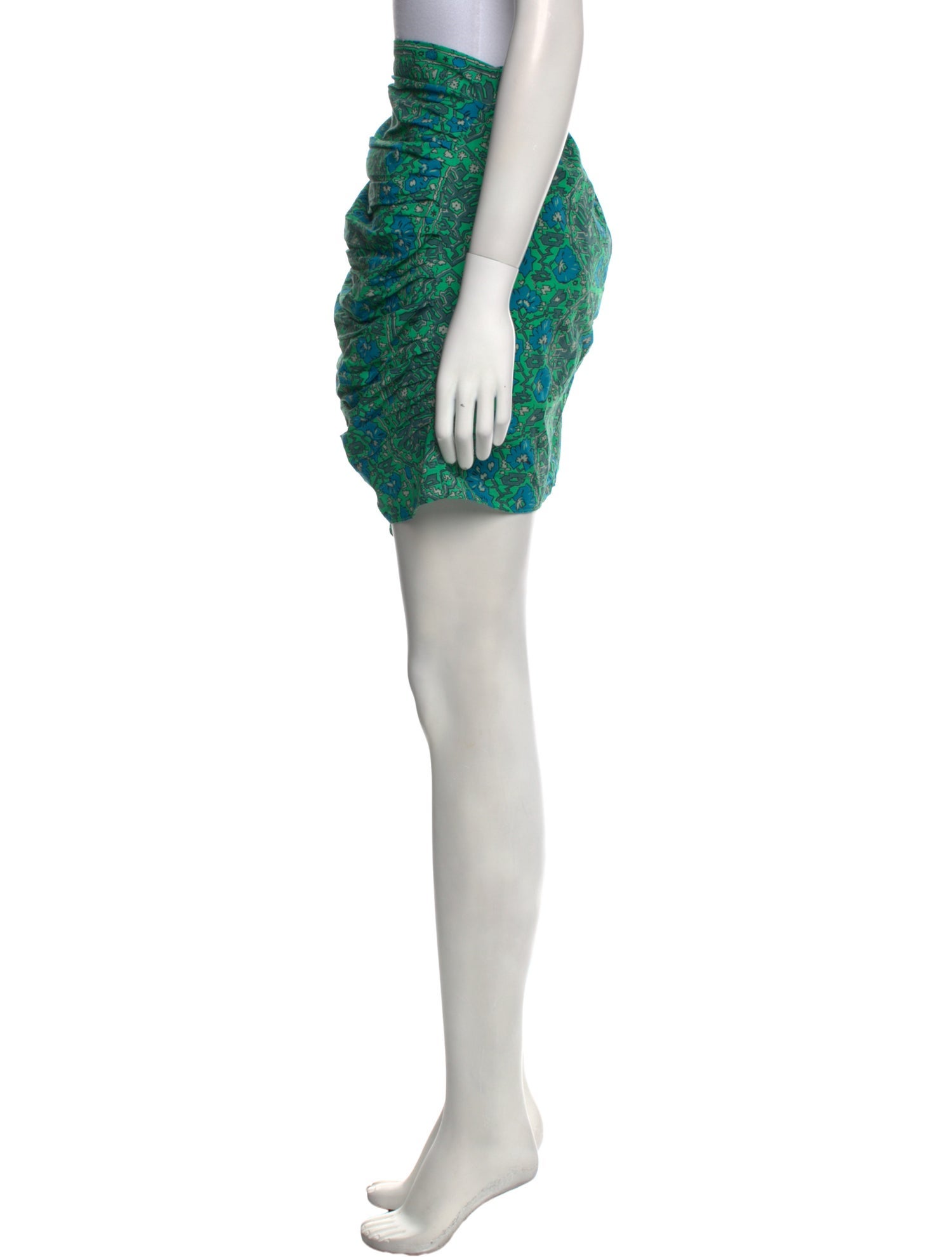 RHODE Printed Mini Skirt