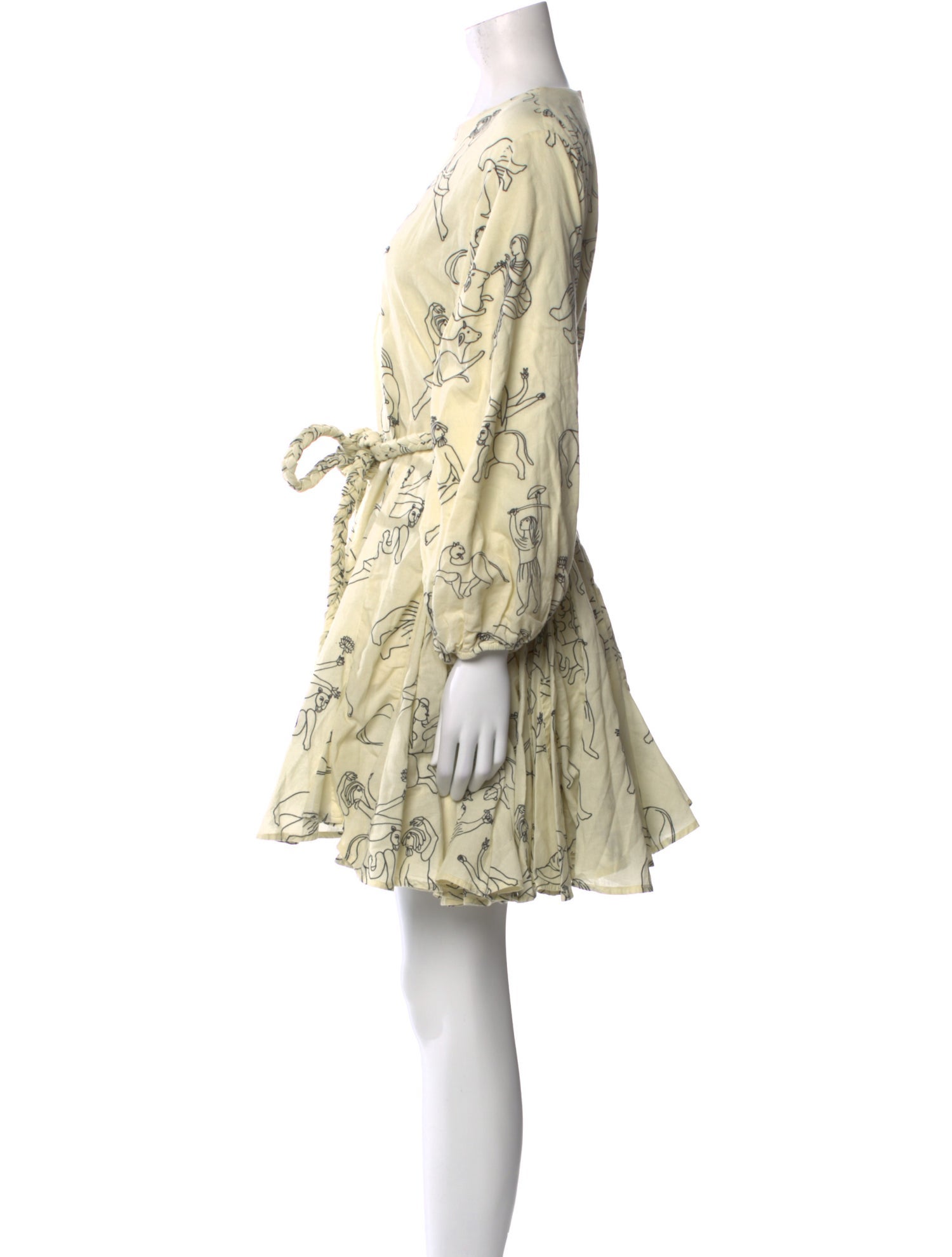 RHODE Printed Mini Dress