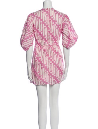 RHODE Printed Mini Dress