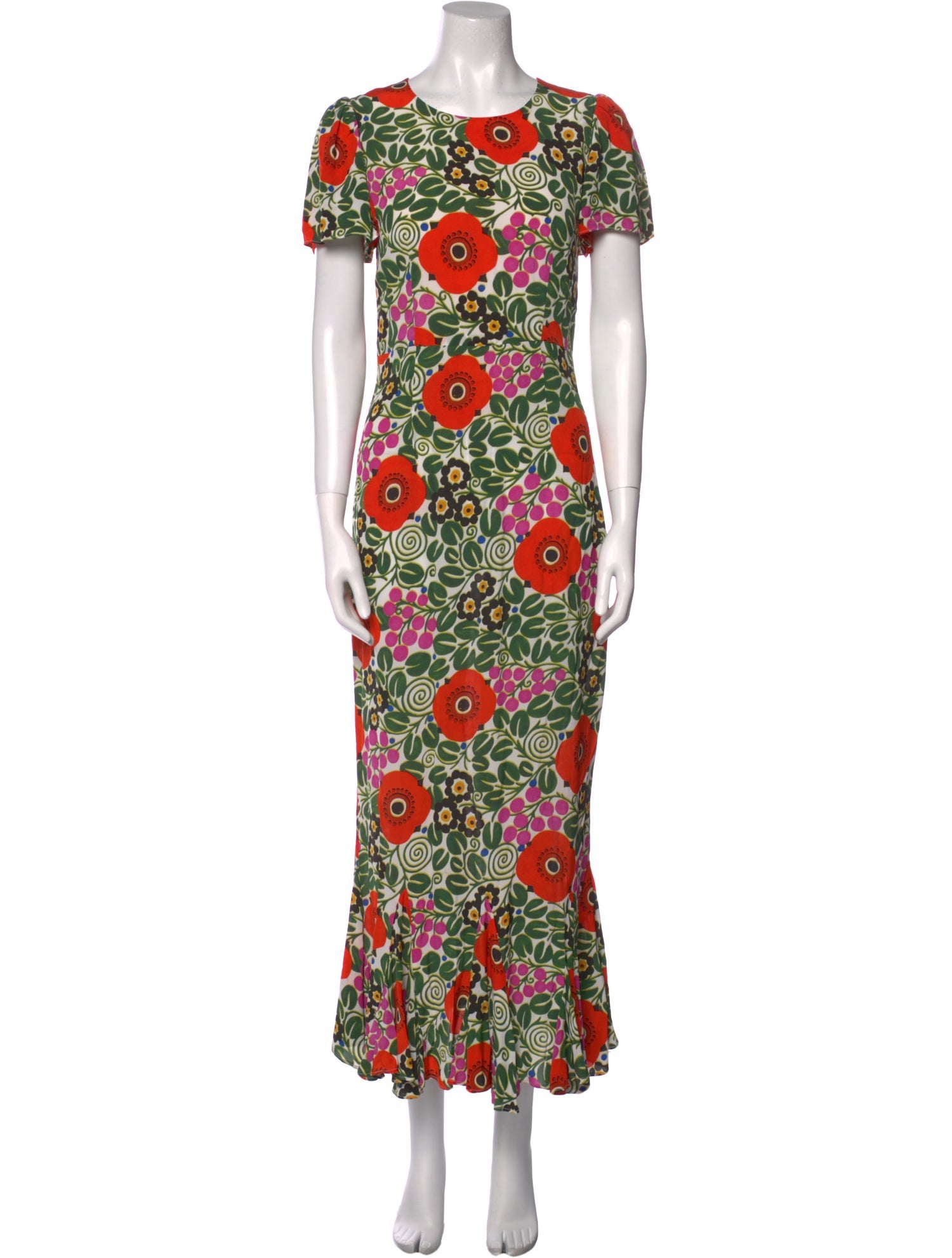 RHODE Floral Print Long Dress