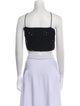 RHODE Square Neckline Sleeveless Crop Top
