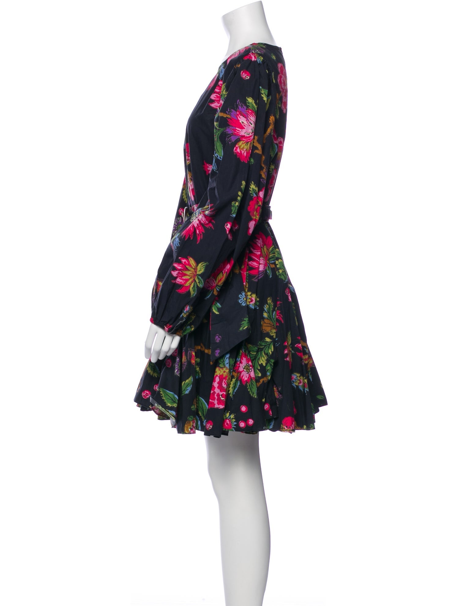 RHODE Floral Print Mini Dress