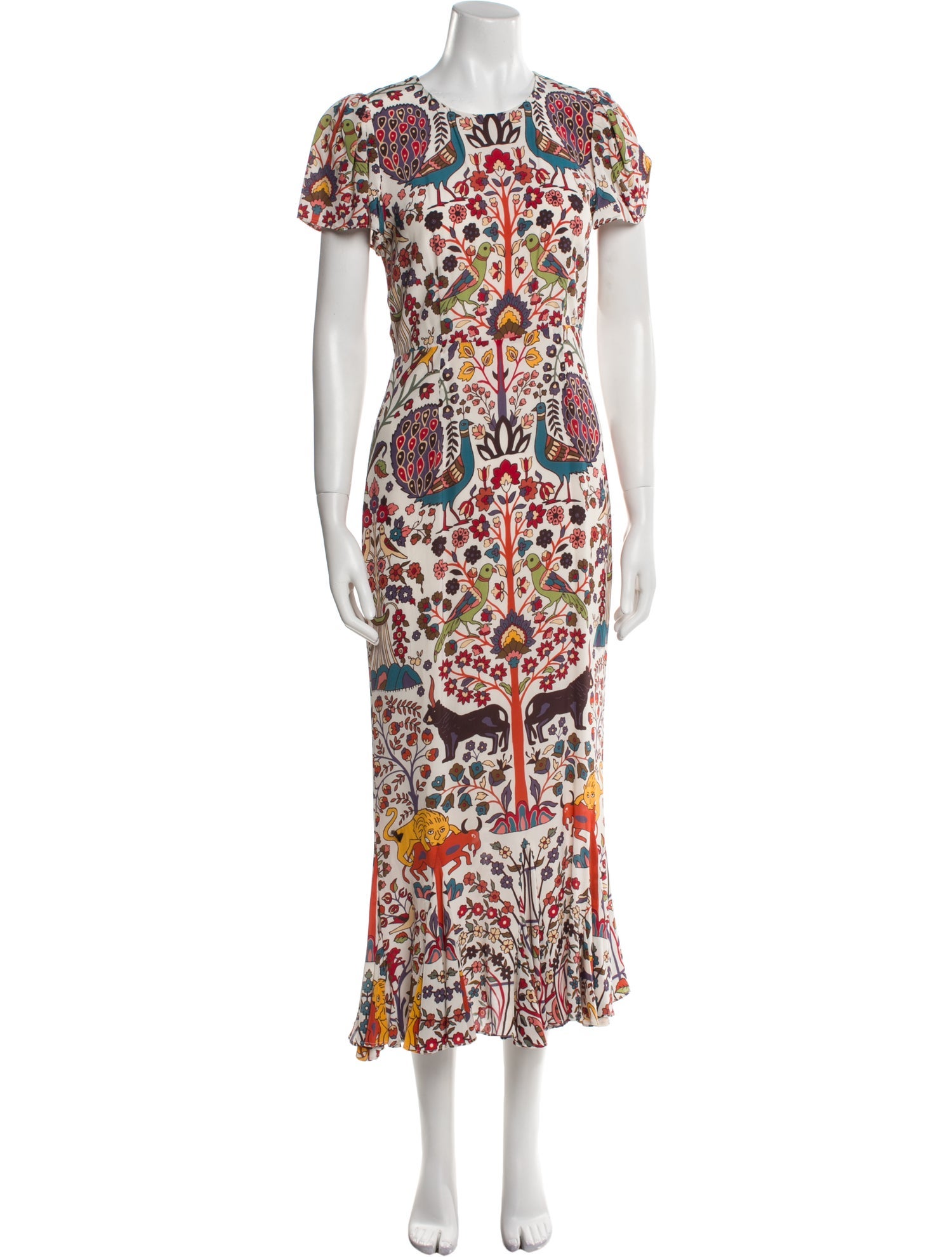 RHODE Floral Print Long Dress