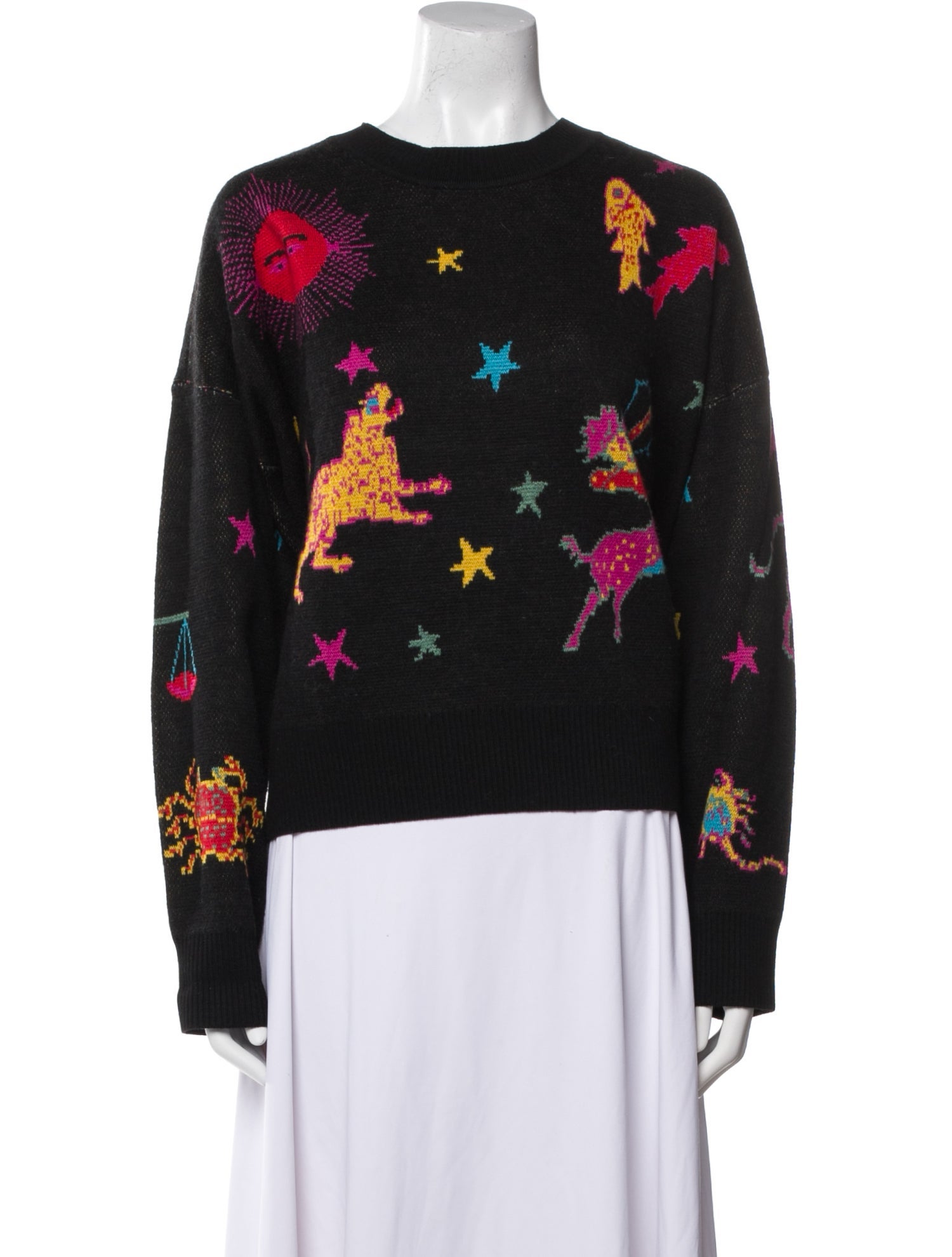 RHODE Merino Wool Printed Sweater