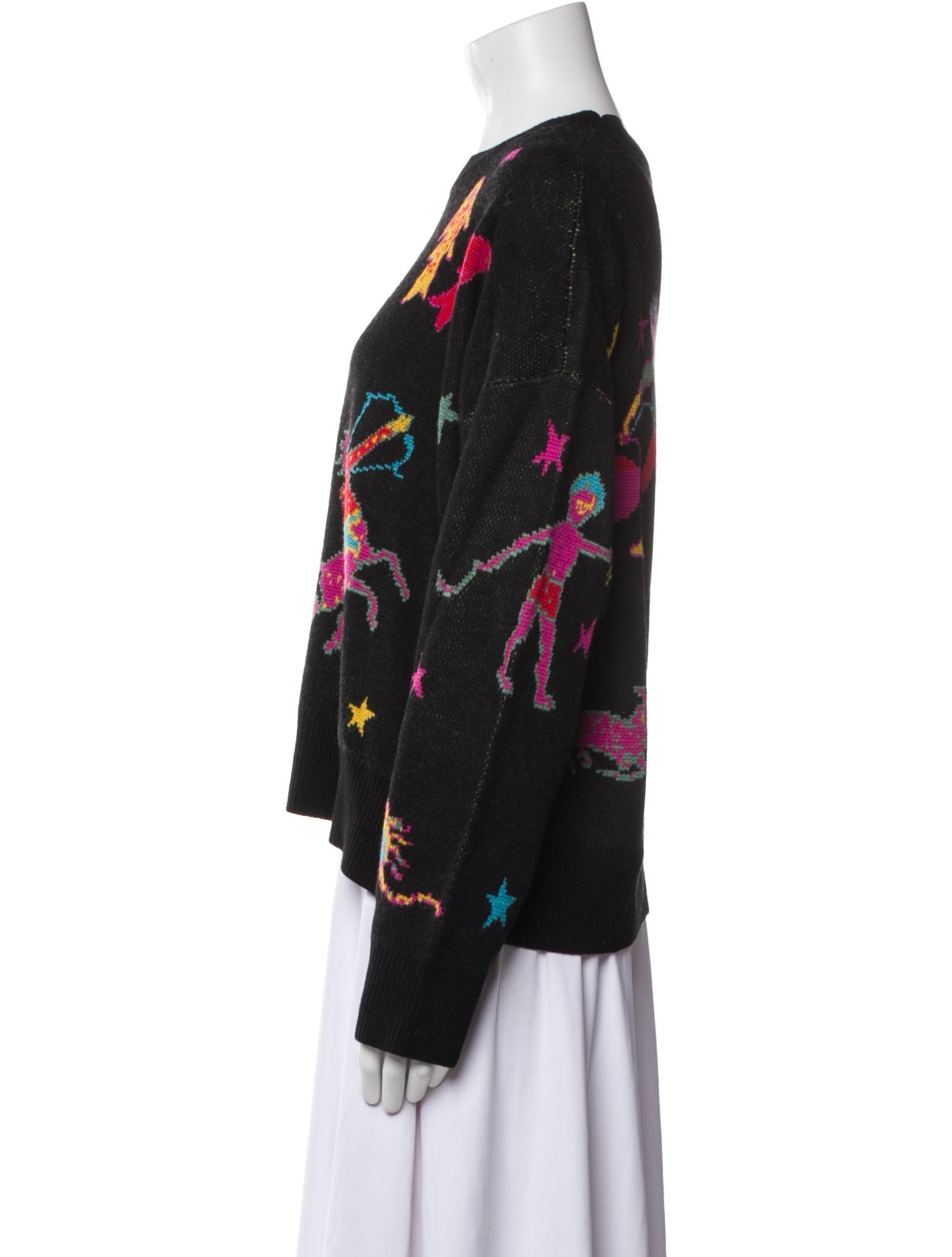 RHODE Merino Wool Printed Sweater