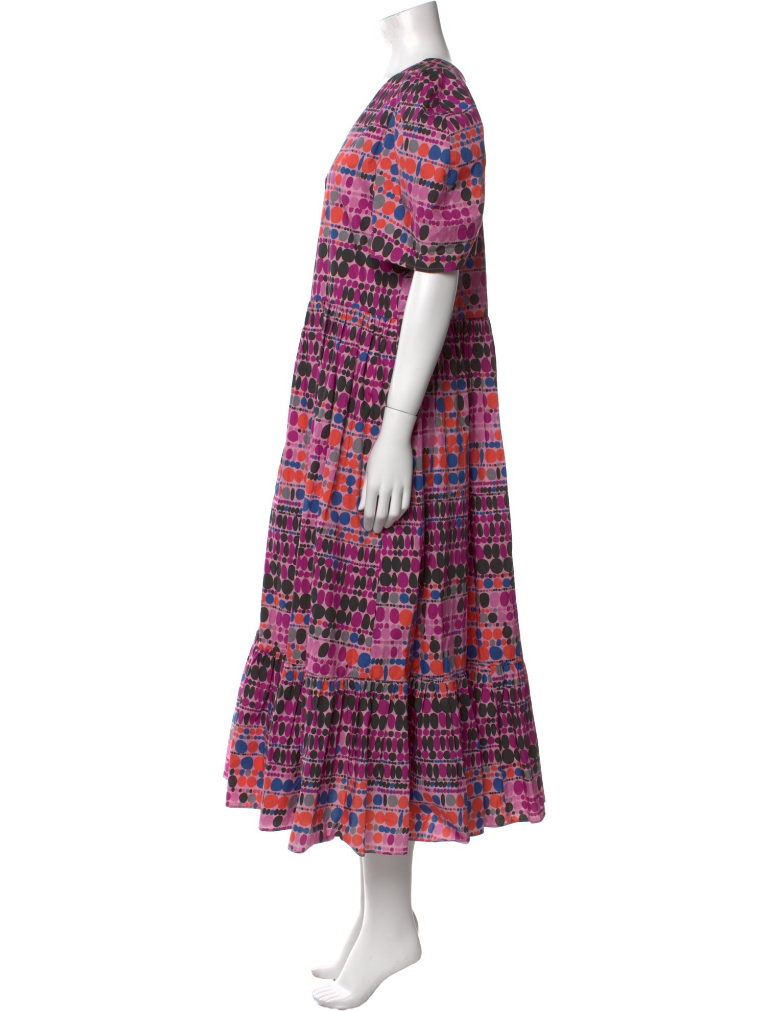 RHODE Printed Long Dress